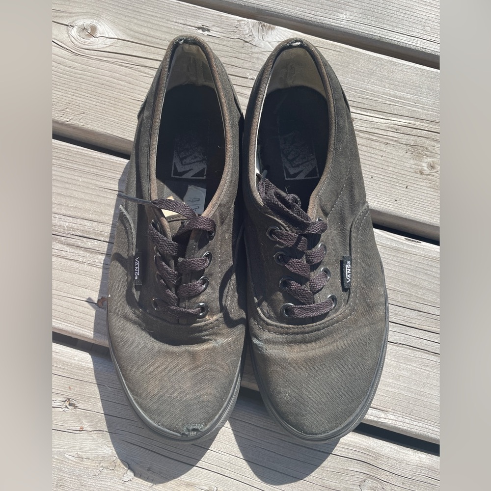 Vans Unisex Black Canvas Shoes